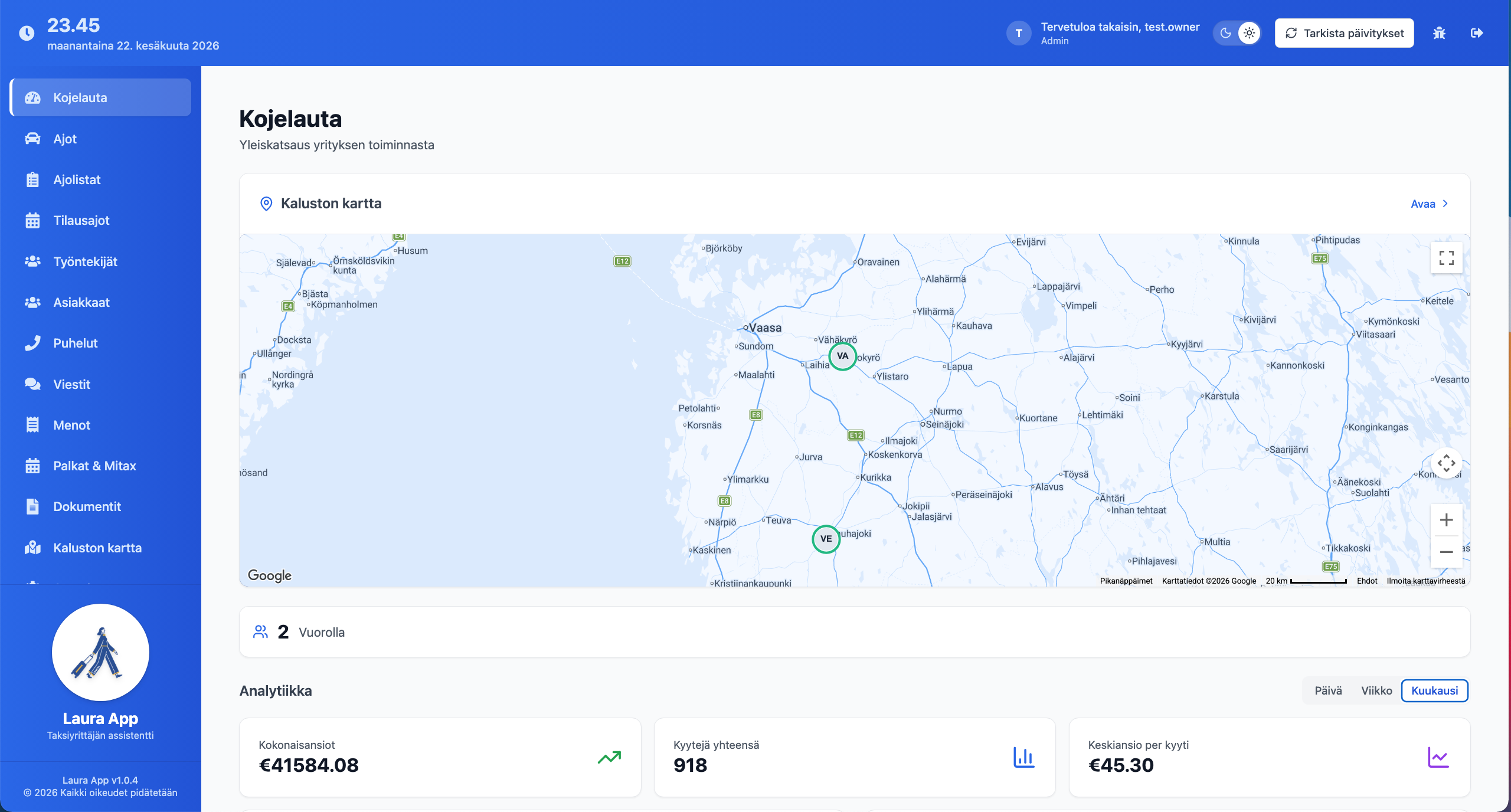 Laura App — Yleiskatsaus